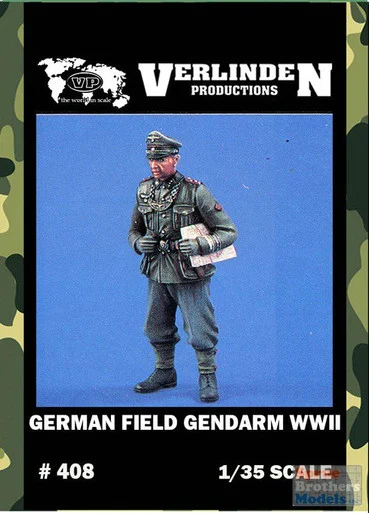 VERN0408 1:35 Verlinden German Feld Gendarm WW2 Figure