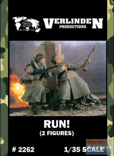 VERN2262 1:35 Verlinden 'Run!' Figure Set (2 figures)