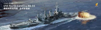 1/350 Very Fire USS North Carolina Battleship (Deluxe Version) - PREORDER