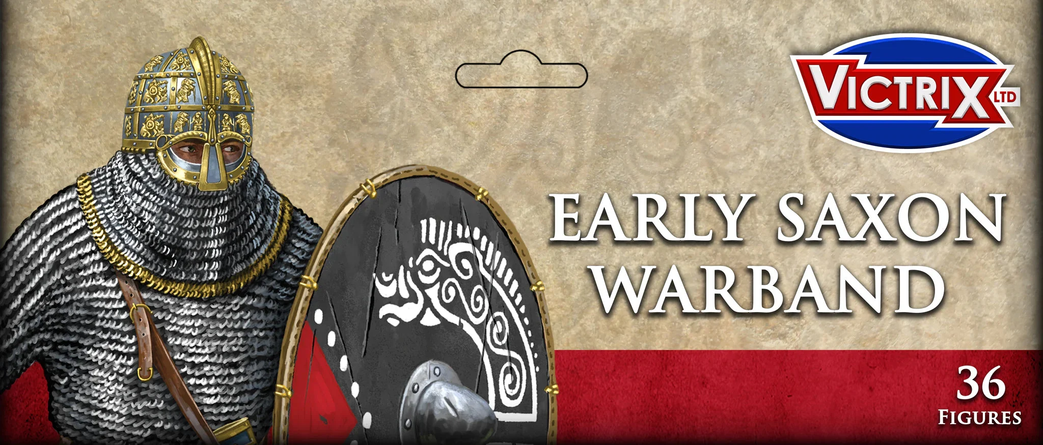 Victrix Limited Early Saxon Warband 28 mm Scale Model Plastic Figures – Warband Collection