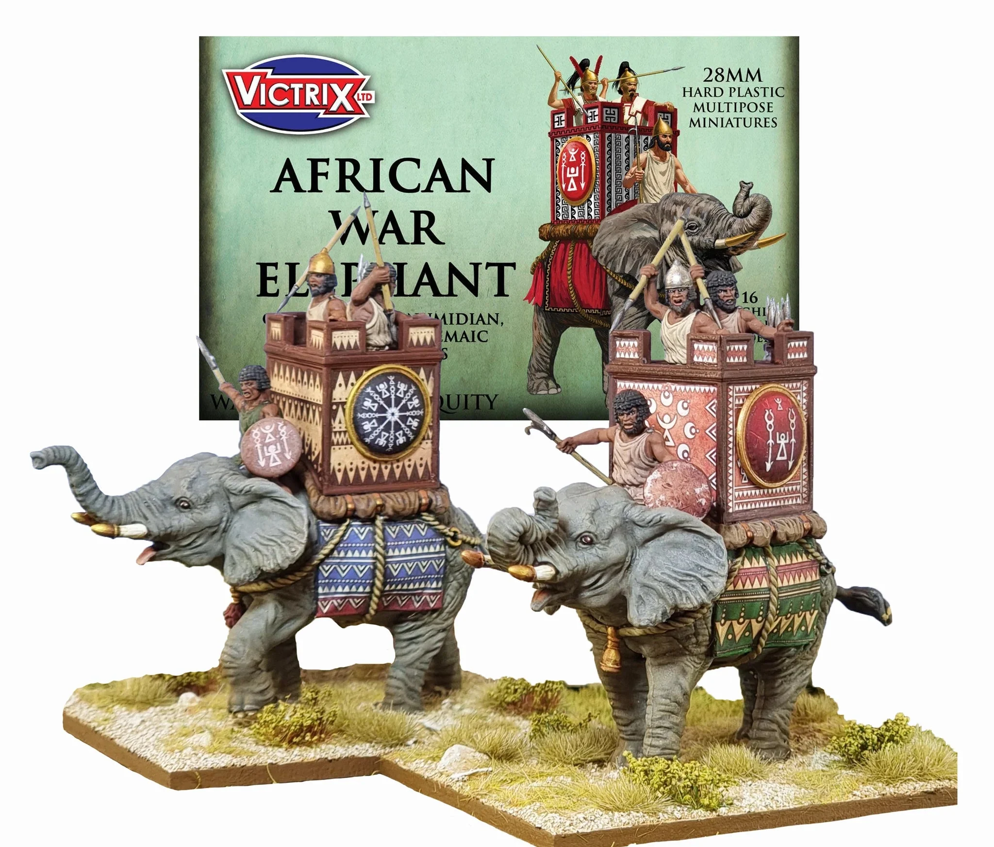 Victrix Limited African War Elephant 28mm Scale Model Plastic Figures
