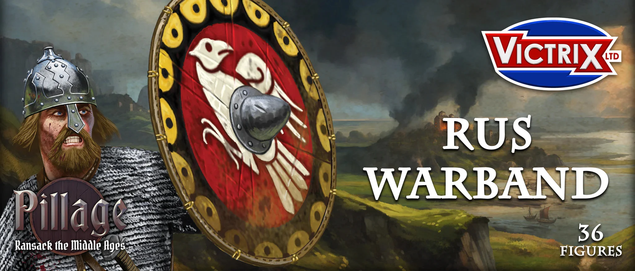 Victrix Ltd Pillage Rus Warband – 28mm Scale Historical Miniatures Set