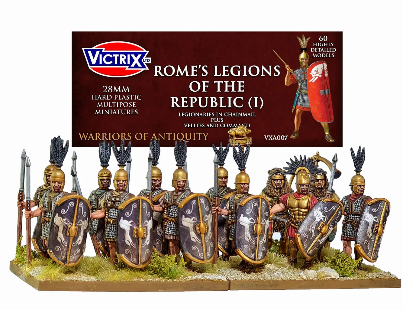 Victrix Rome’s Legions of the Republic (I) – 28mm Scale Plastic Miniatures (60 Figures)