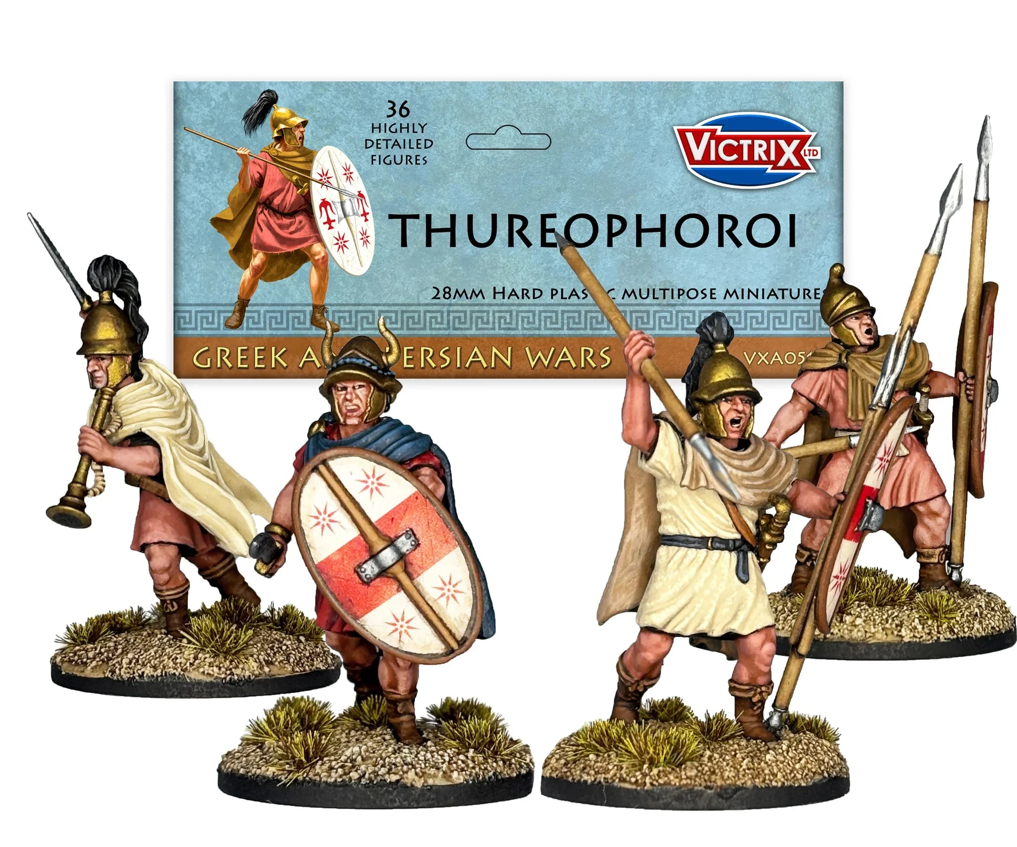 Victrix Limited Thureophoroi 28 mm Scale Model Plastic Figures