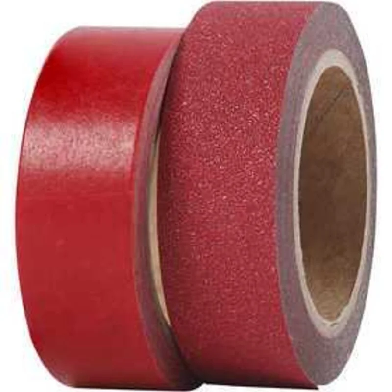 Design Tape, W: 15 mm, red, 2rolls - Vivi Gade