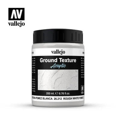 Vallejo 200ml Bottle Rough White Pumice Stone Ground Texture Diorama Effect