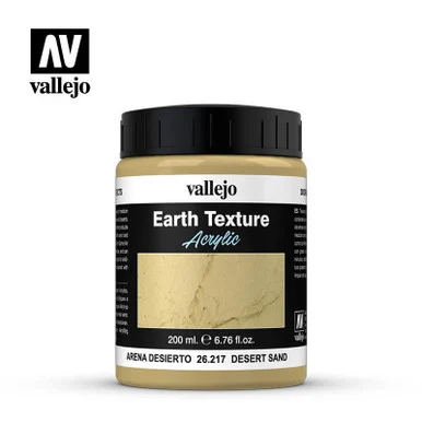 Vallejo 200ml Bottle Desert Sand Earth Texture Effect