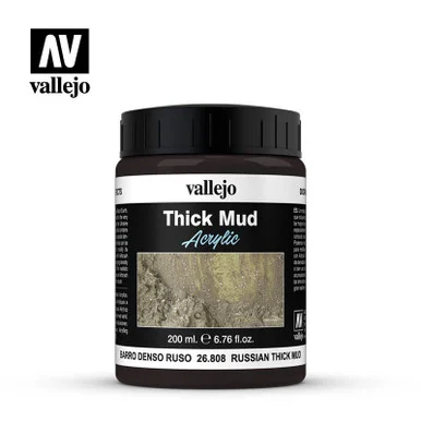 Vallejo 200ml Bottle Russian Thick Mud Diorama Effect
