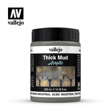 Vallejo 200ml Bottle Industrial Thick Mud Diorama Effect