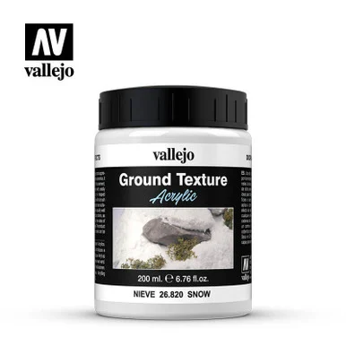 Vallejo 200ml Bottle Snow Ground Texture Diorama Effect