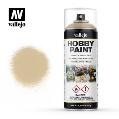 Vallejo Paint Bonewhite Fantasy Solvent-Based Acrylic Paint 400ml Spray