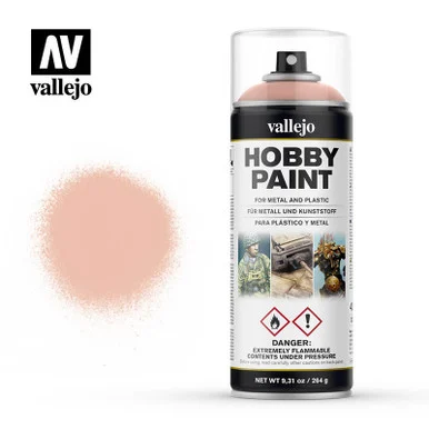 Vallejo Paint Pale Flesh Fantasy Solvent-Based Acrylic Paint 400ml Spray
