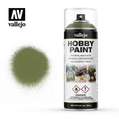 Vallejo Paint Goblin Green Fantasy Solvent-Based Acrylic Paint 400ml Spray