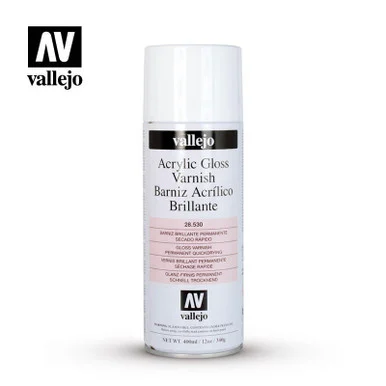 Vallejo Acrylic Gloss Varnish 400ml Spray