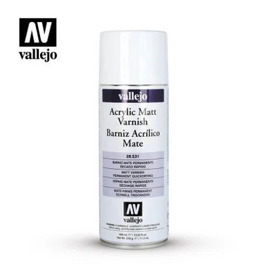 Vallejo Acrylic Matt Varnish 400ml Spray
