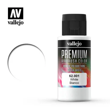 Vallejo Paint 60ml Bottle White Premium