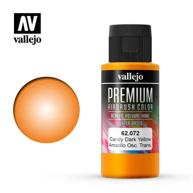 Vallejo Paint 60ml Bottle Candy Dark Yellow Premium