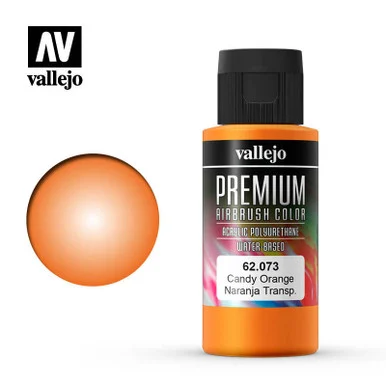 Vallejo Paint 60ml Bottle Candy Orange Premium