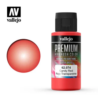 Vallejo Paint 60ml Bottle Candy Red Premium