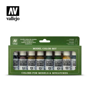 Vallejo Paint 17ml Bottle Panzer Model Color Paint Set (8 Colors)