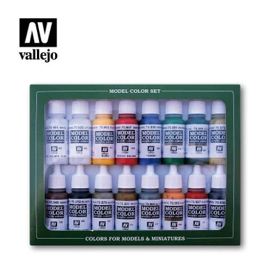 Vallejo Paint 17ml Bottle Napoleonic French & British 1789-1815 Model Color Paint Set (16 Colors)
