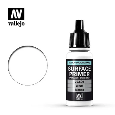 Vallejo Paint 17ml Bottle White Surface Primer