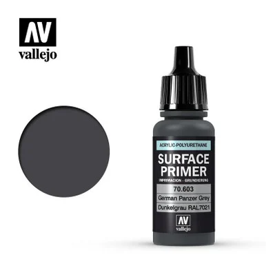 Vallejo Paint 17ml Bottle German Panzer Grey RAL 7021 Surface Primer
