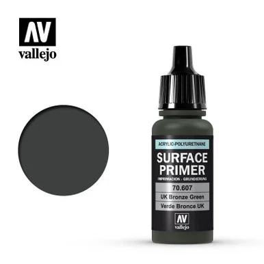 Vallejo Paint 17ml Bottle UK Bronze Green Surface Primer