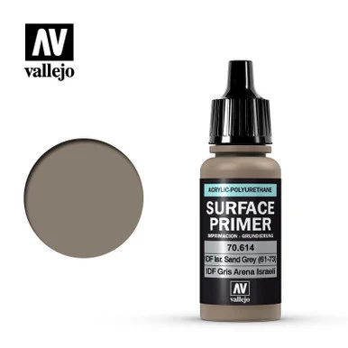 Vallejo Paint 17ml Bottle IDF Israeli Sand Grey FS30372 Surface Primer