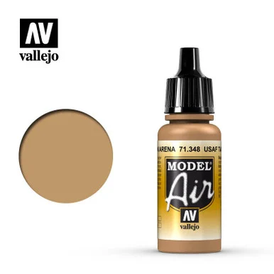 Vallejo Paint 17ml Bottle USAF Tan Model Air