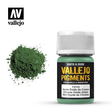 Vallejo 30ml Bottle Chrome Oxide Green Pigment Powder