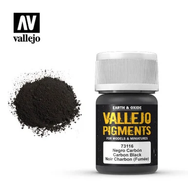 Vallejo 30ml Bottle Carbon Black Pigment Powder