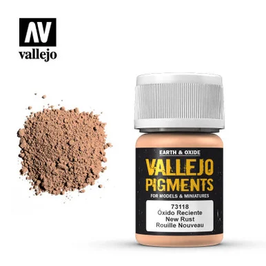 Vallejo 30ml Bottle New Rust Pigment Powder