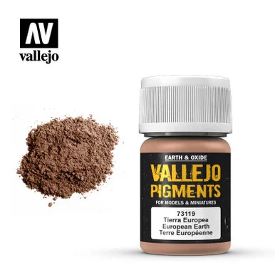 Vallejo 30ml Bottle European Earth Pigment Powder