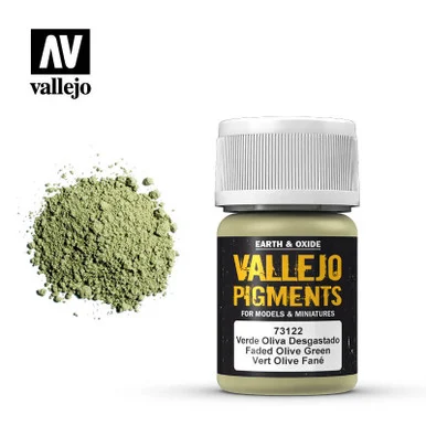 Vallejo 30ml Bottle Faded Olive Green Pigment Powder