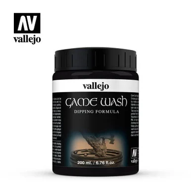 Vallejo Paint 200ml Bottle Black Wash