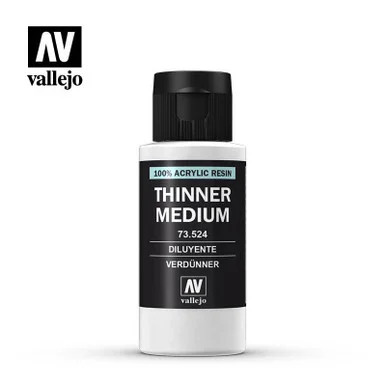 Vallejo Paint 60ml Bottle Thinner Medium