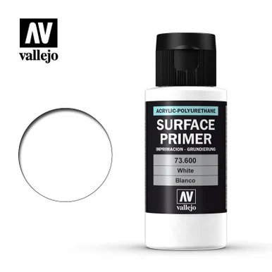 Vallejo Paint 60ml Bottle White Surface Primer