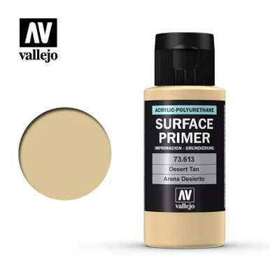 Vallejo Paint 60ml Bottle Desert Tan Base Surface Primer