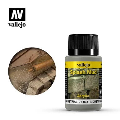 Vallejo 40ml Bottle Industrial Splash Mud Weathering Effect