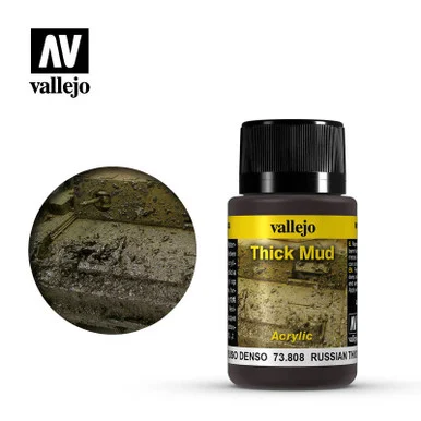Vallejo 40ml Bottle Russian Thick Mud Weathering Effect