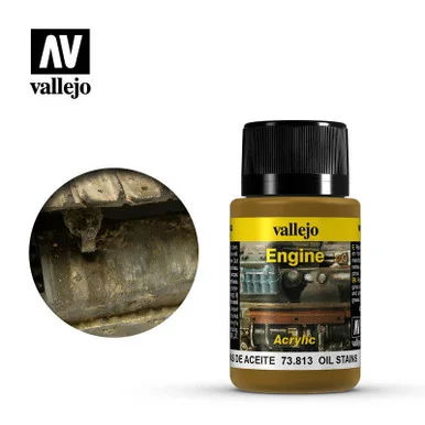 Vallejo 40ml Bottle Oil Stains Weathering Effect