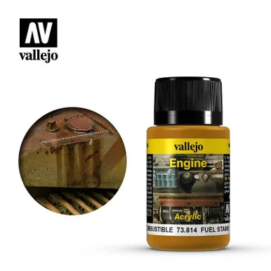 Vallejo 40ml Bottle Fuel Stains Weathering Effect