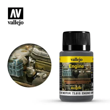Vallejo 40ml Bottle Engine Grime Weathering Effect