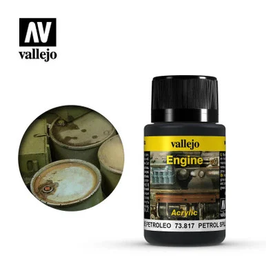 Vallejo 40ml Bottle Petrol Spills Weathering Effect