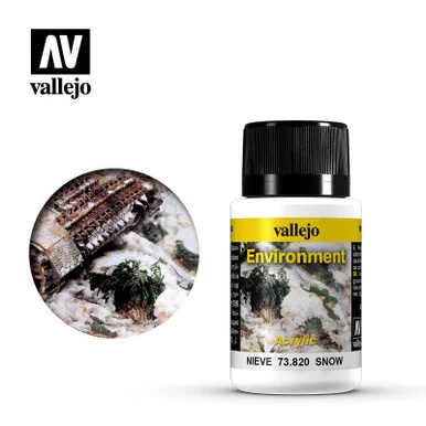 Vallejo 40ml Bottle Snow Weathering Effect