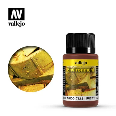 Vallejo 40ml Bottle Rust Texture Weathering Effect
