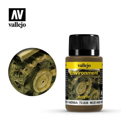Vallejo 40ml Bottle Mud & Grass Weathering Effect
