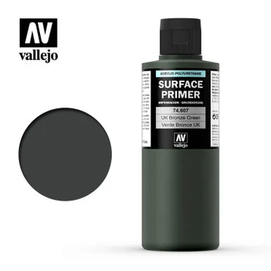 Vallejo Paint 200ml Bottle UK Bronze Green Surface Primer