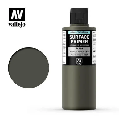 Vallejo Paint 200ml Bottle Russian Green 4BO Surface Primer